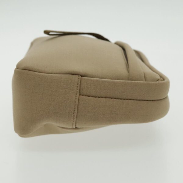 PRADA Pouch Nylon Beige  96665