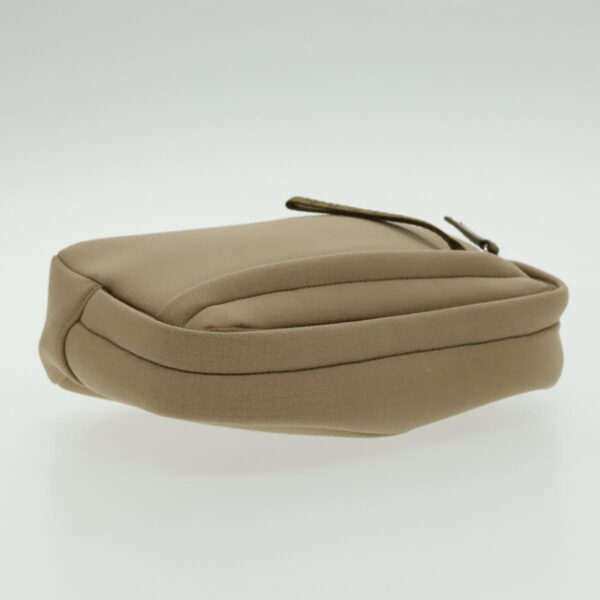 PRADA Pouch Nylon Beige  96665