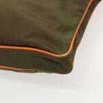 PRADA Shoulder Bag Nylon Khaki Silver  97094
