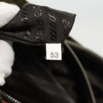 PRADA Shoulder Bag Nylon Khaki Silver  97094