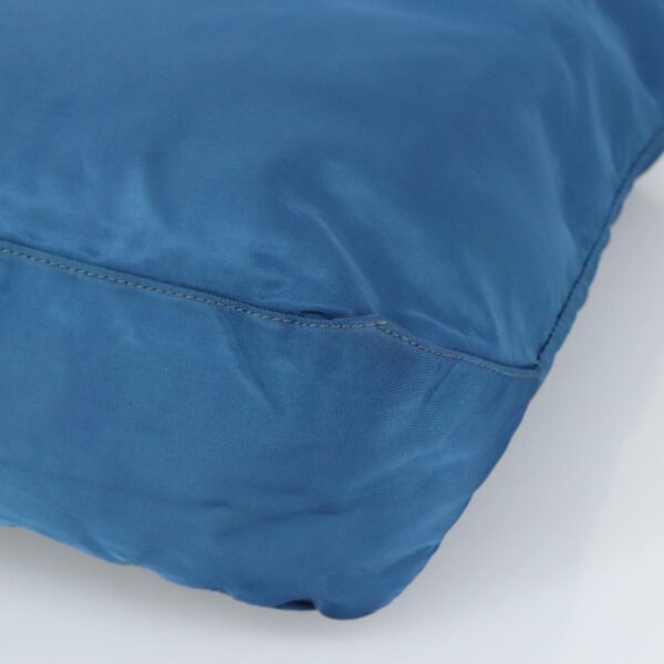 PRADA Tote Bag Nylon Blue Silver  97436