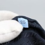 PRADA Tote Bag Nylon Blue Silver  97436