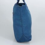 PRADA Tote Bag Nylon Blue Silver  97436