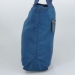 PRADA Tote Bag Nylon Blue Silver  97436