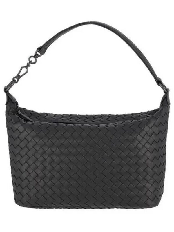 Bottega Veneta Women's Intrecciato Shoulder Bag Black