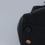 PRADA Hand Bag Nylon Black Silver  97538