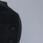 PRADA Hand Bag Nylon Black Silver  97538
