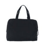 PRADA Hand Bag Nylon Black Silver  97538