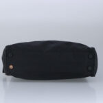 PRADA Hand Bag Nylon Black Silver  97538