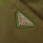 PRADA Tote Bag Nylon Silver Brown  97604