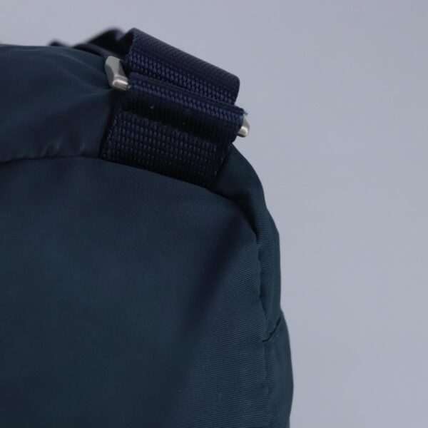 PRADA Backpack Nylon Blue Silver  97831