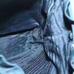 PRADA Backpack Nylon Blue Silver  97831