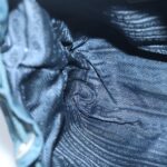PRADA Backpack Nylon Blue Silver  97831