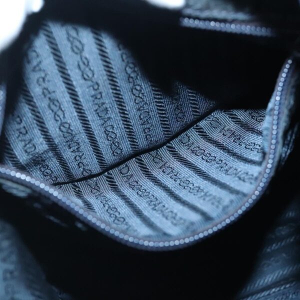 PRADA Backpack Nylon Blue Silver  97831