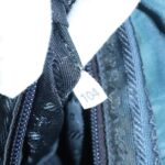 PRADA Backpack Nylon Blue Silver  97831