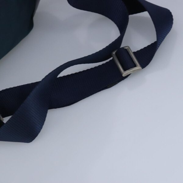 PRADA Backpack Nylon Blue Silver  97831
