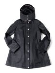 Burberry Brit Hooded Nova Check Wool Lined Coat Black