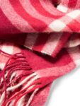 Burberry Cashmere House Check Narrow Scarf Red