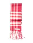Burberry Cashmere House Check Narrow Scarf Red