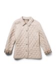 Burberry Check Lined Quilted Utility Jacket Beige