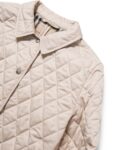Burberry Check Lined Quilted Utility Jacket Beige