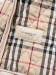 Burberry Check Lined Quilted Utility Jacket Beige