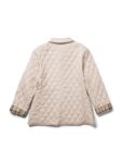 Burberry Check Lined Quilted Utility Jacket Beige