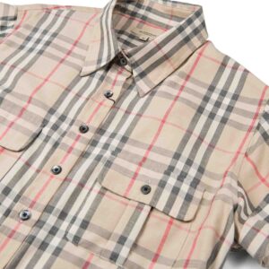 Burberry-Cotton-Logo-Nova-Check-Button-Up-Shirt-Beige-2