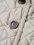 Burberry Double Breasted Quilted Nova Check Coat Beige