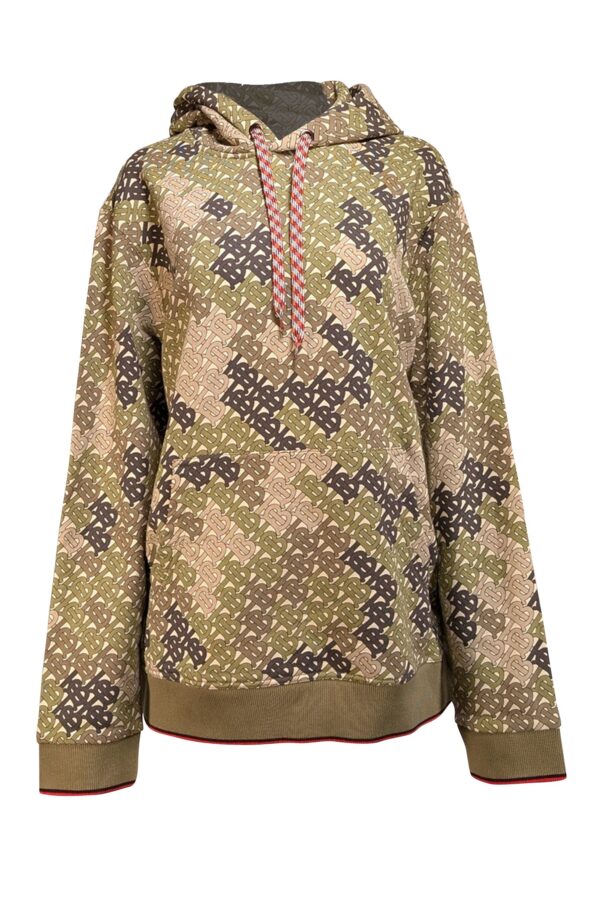 Burberry - Green Logo Monogram Sweatshirt Sz XL