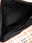 Burberry Haymarket Check Messenger Bag Beige