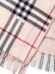 Burberry House Check Reversible Wool Poncho Beige