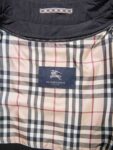 Burberry House Check Wool Lined Trench Coat Black