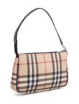 Burberry Logo House Check Pochette Beige Black