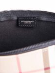 Burberry Logo House Check Pochette Beige Black