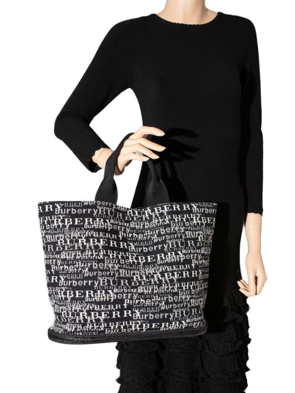 Burberry Logo Large Shopper Bag Black