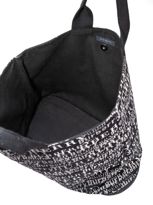 Burberry Logo Large Shopper Bag Black