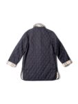 Burberry Logo Nova Check Quilted Jacket Black Beige