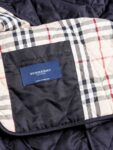 Burberry Logo Nova Check Quilted Jacket Black Beige