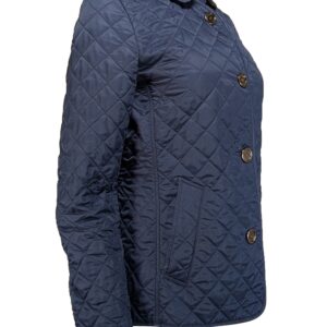 Burberry-Navy-Blue-Quilted-Button-Front-Jacket-Sz-S-2