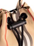 Burberry Nova Check Bucket Bag Brown
