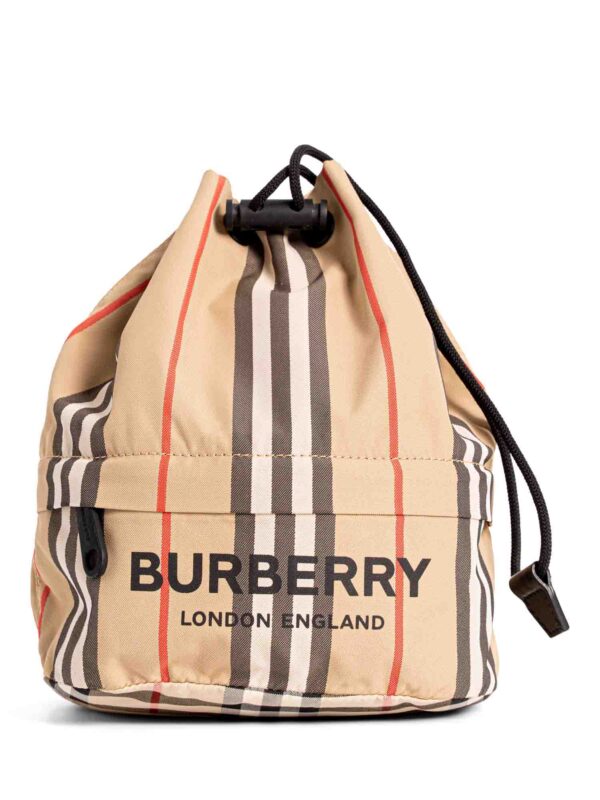 Burberry Nova Check Bucket Bag Brown