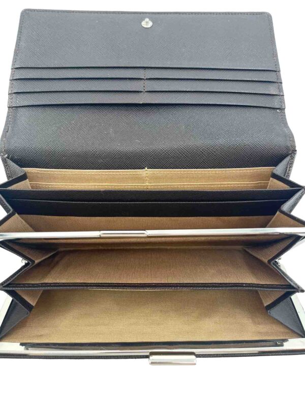 Burberry Nova Check Long Flap Wallet Beige Brown