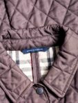 Burberry Nova Check Quilted Fitted Jacket Brown