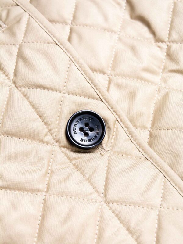 Burberry Nova Check Quilted Jacket Beige