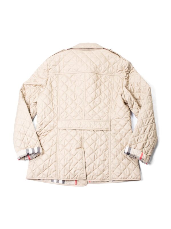 Burberry Nova Check Quilted Jacket Beige