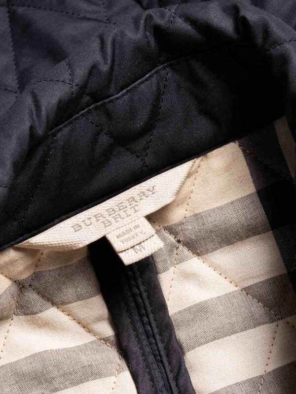 Burberry Nova Check Quilted Jacket Black