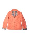 Burberry Nova Check Quilted Jacket Orange