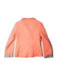 Burberry Nova Check Quilted Jacket Orange