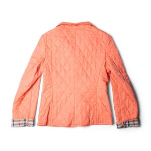 Burberry-Nova-Check-Quilted-Jacket-Orange-2